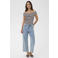 Kaffe gestreepte top donkerblauw
