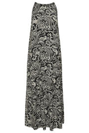 thumbnail: Kaffe A-lijn jurk met paisley print zwart