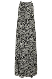 thumbnail: Kaffe A-lijn jurk met paisley print zwart