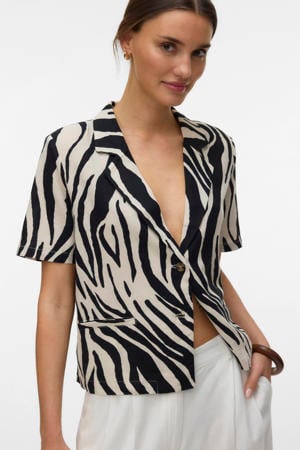 regular blazer zwart