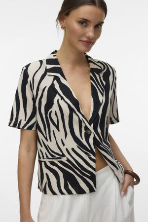 regular blazer zwart