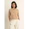 Expresso vest beige gebreid