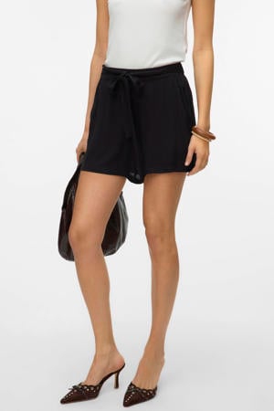 straight high waist casual short