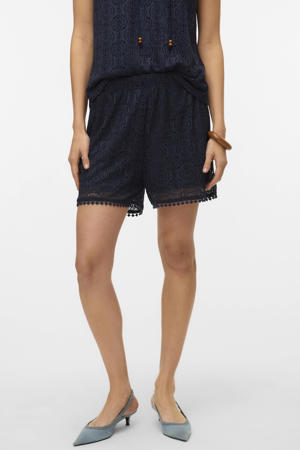 regular high waist casual short crochet