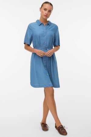 blousejurk medium blue denim