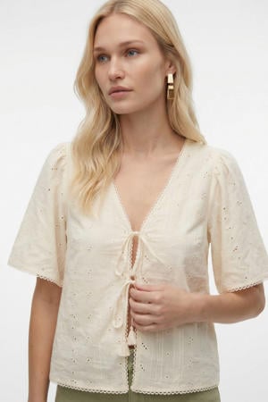 blouse broderie ecru