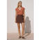 VERO MODA skort bruin