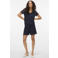 VERO MODA top crochet donkerblauw