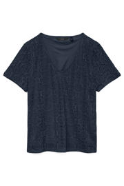 thumbnail: VERO MODA top crochet donkerblauw