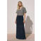 VERO MODA maxi rok crochet donkerblauw