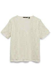thumbnail: VERO MODA top crochet beige