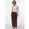 VERO MODA maxi rok crochet donkerrood