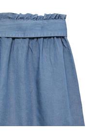 thumbnail: VERO MODA regular high waist paperbag short blauw