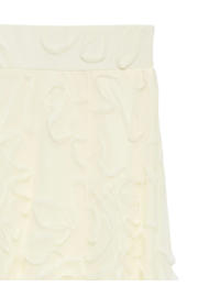 thumbnail: Beige dames AWARE A-lijn rok gemaakt van polyester en met elastische tailleband