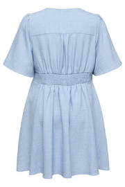 thumbnail: VERO MODA CURVE mini jurk Plus Size - lichtblauw