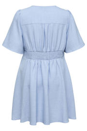 thumbnail: VERO MODA CURVE mini jurk Plus Size - lichtblauw