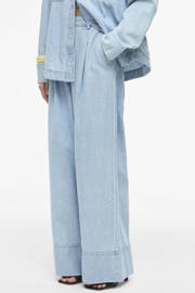 thumbnail: ROUGE EDIT Roufrancie Mae Rw Wf F/L Trouser/1 wide leg jeans light blue denim