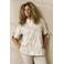 Zhenzi gebloemde blouse beige
