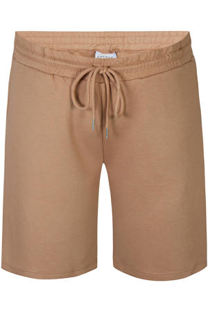 regular waist casual short camel