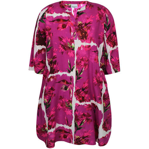 Zhenzi blousejurk roze afbeelding