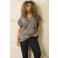 Zhenzi gebloemd T-shirt bruin