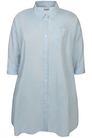 blouse lichtblauw
