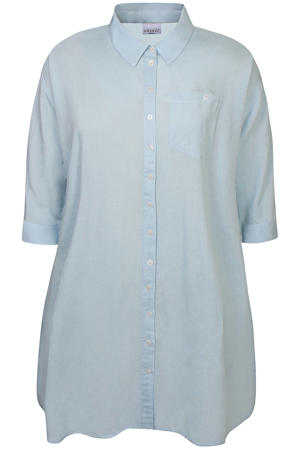 blouse lichtblauw