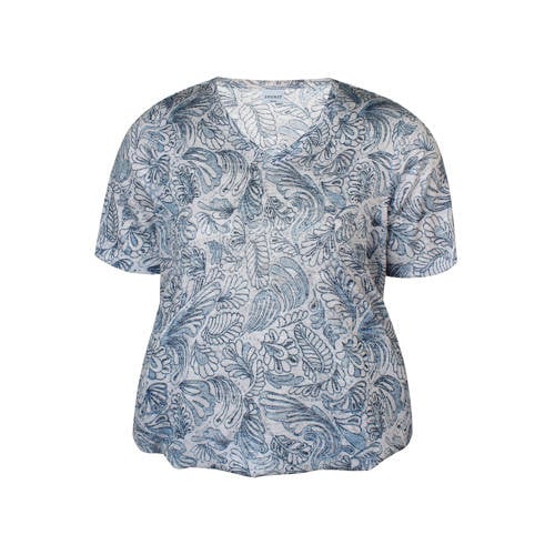 Zhenzi top met paisley print lichtblauw afbeelding