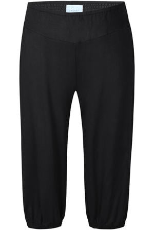 Capribroek, 7/8-lengte, elastische tailleband, tot maat 66/68, olijfgrijs | Ulla Popken Capribroek, 7/8-lengte, elastische tailleband, tot maat 66/68, olijfgrijs | Ulla Popken