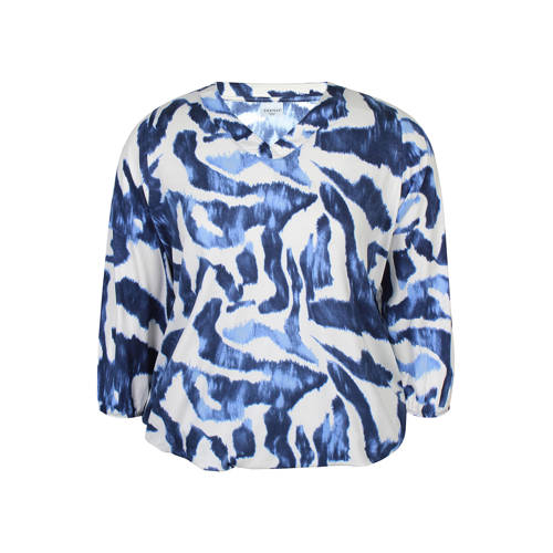 Zhenzi gebloemde top blauw afbeelding