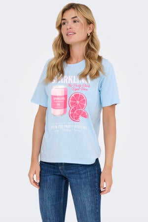 T-shirt - lichtblauw