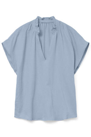 blousetop lichtblauw