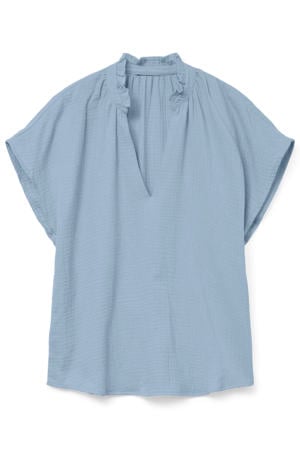 blousetop lichtblauw