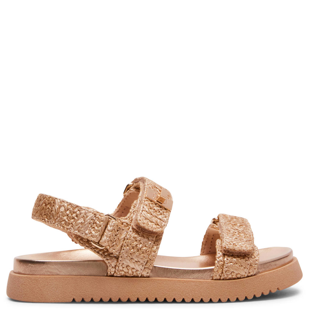 Gouden meisjes Steve Madden sandalen van synthetisch materiaal met klittenband