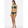 PIECES voorgevormde triangel bikinitop PCBAOMI groen