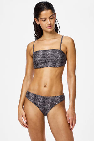 bikinibroekje PCBAOMI zwart/beige