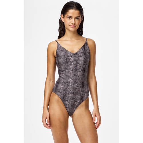 PIECES badpak PCBAOMI zwart/beige afbeelding