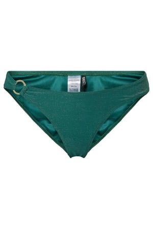 bikinibroekje PCLAOMI met lurex groen