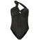 PIECES one shoulder badpak PCLAOMI met lurex zwart