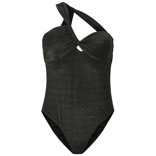 PIECES one shoulder badpak PCLAOMI met lurex zwart afbeelding