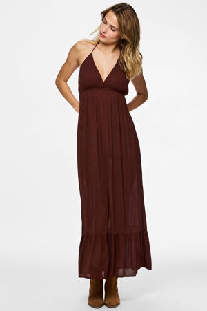 crinkle strandjurk PCKAYA bruin