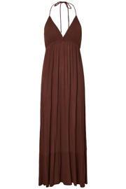 thumbnail: PIECES crinkle strandjurk PCKAYA bruin