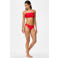 PIECES bikinibroekje PCBAOMI koraalrood
