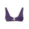 PIECES voorgevormde bikinitop PCLAOMI met lurex paars