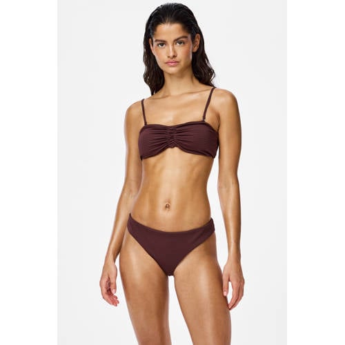 PIECES bikinibroekje PCKAYA bruin afbeelding