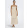 JDY maxi jurk broderie beige