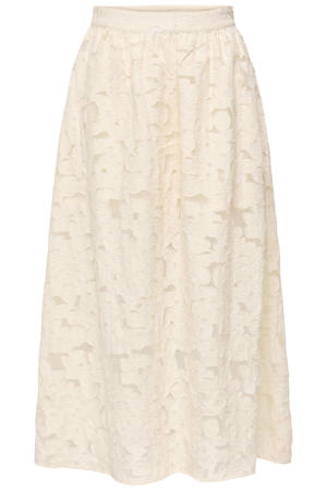 midi rok beige
