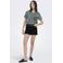 JDY regular waist short black denim