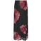 JDY gebloemde maxi rok zwart