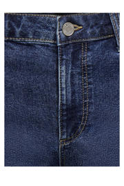 thumbnail: JDY regular waist short dark blue denim